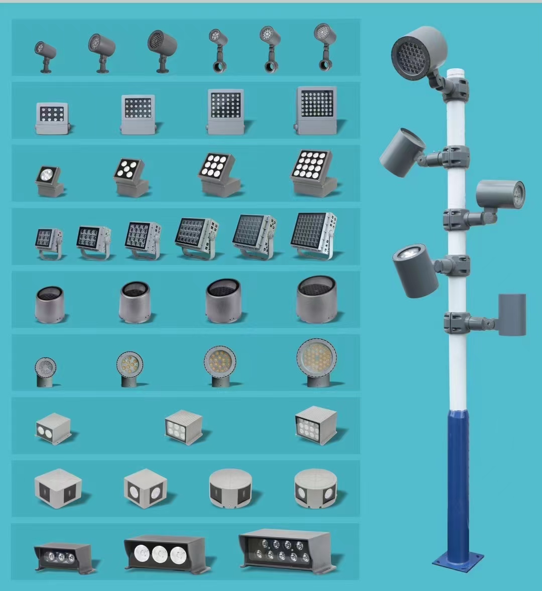 户外射灯 射树灯 小射灯 抱树灯 瓦楞灯