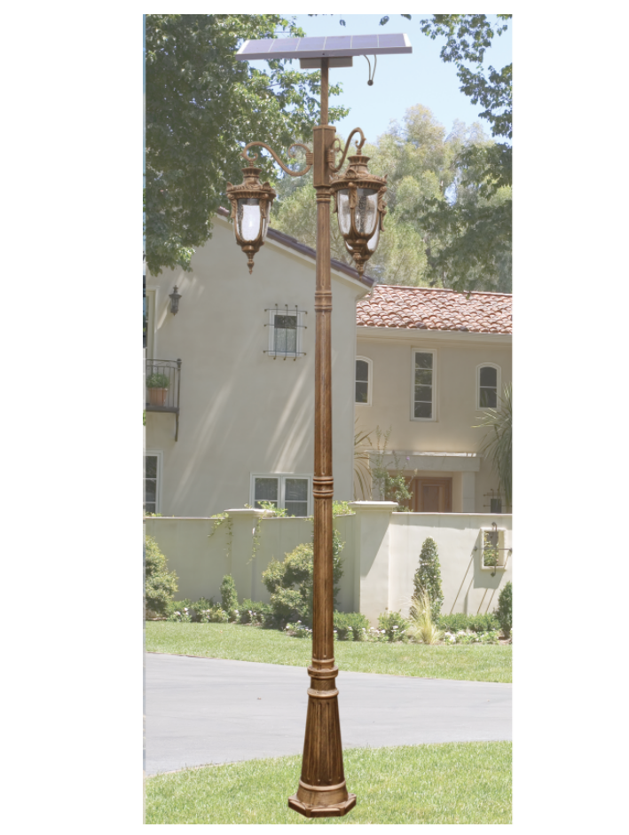 户外太阳能庭院灯，LED庭院灯，欧式户外太阳能庭院灯