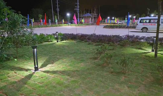 广西悟州人民医院太阳能庭院灯